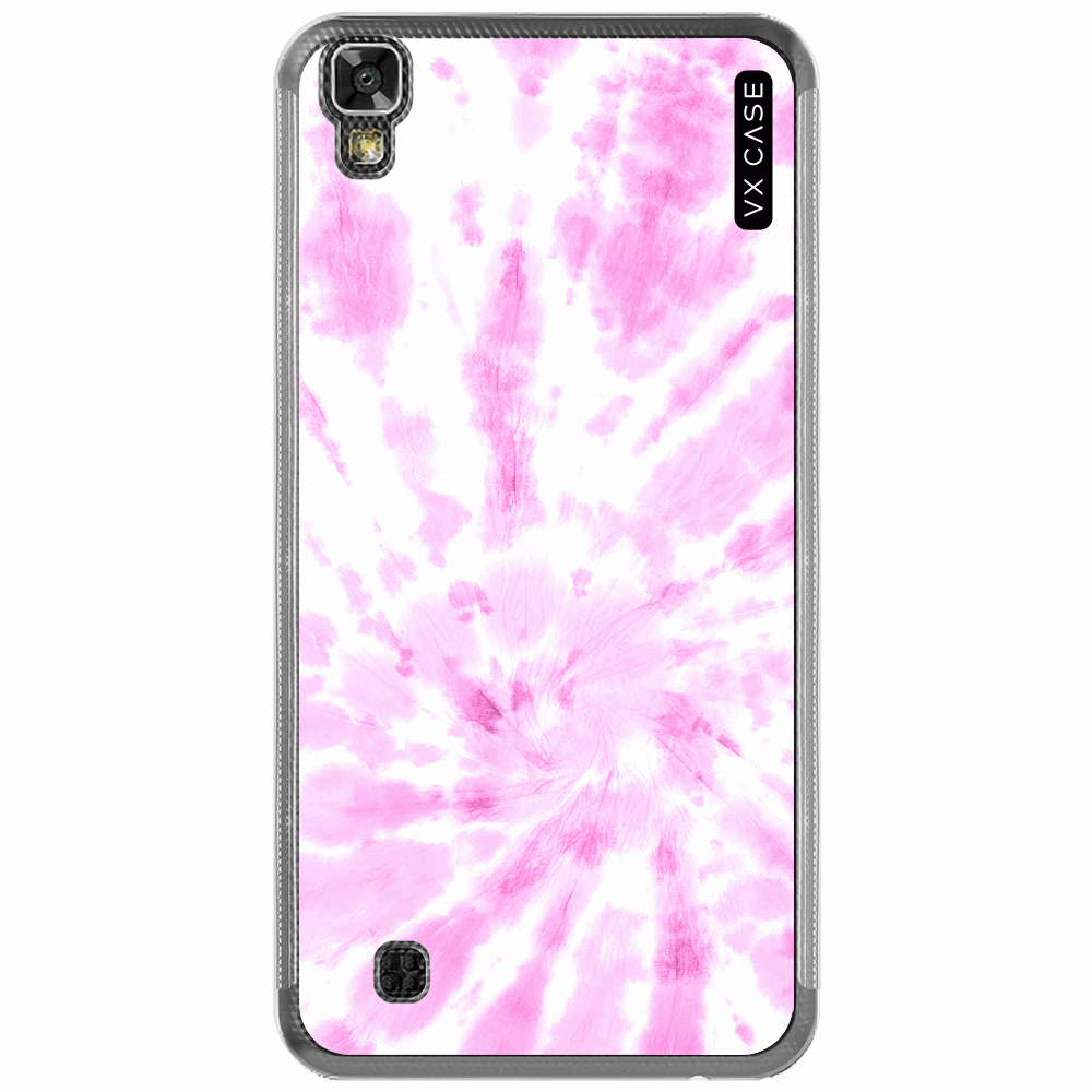 Capa para LG X Power VX Case Pink Spiral - VX Case