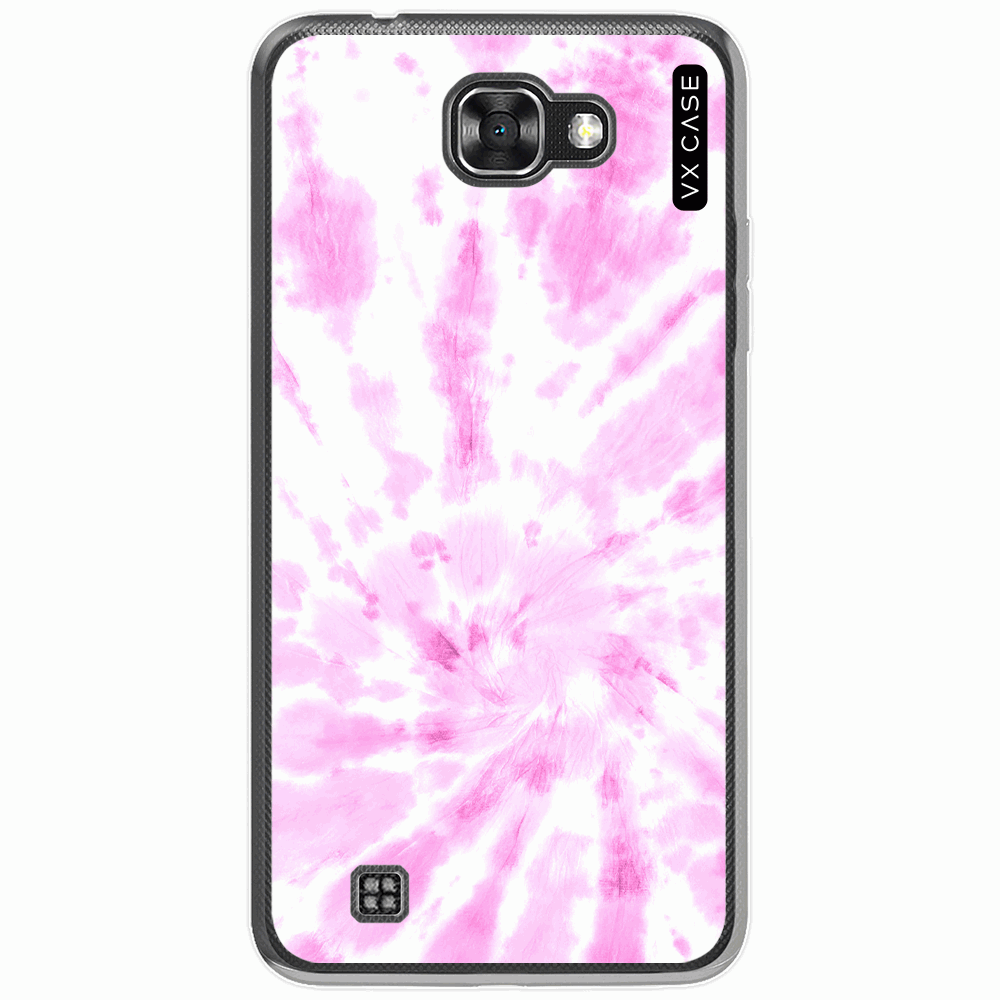 Capa para LG K4 VX Case Pink Spiral - VX Case