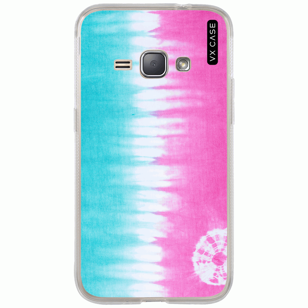 Capa para Galaxy J1 (2016) VX Case Splash Pink and Blue - VX Case