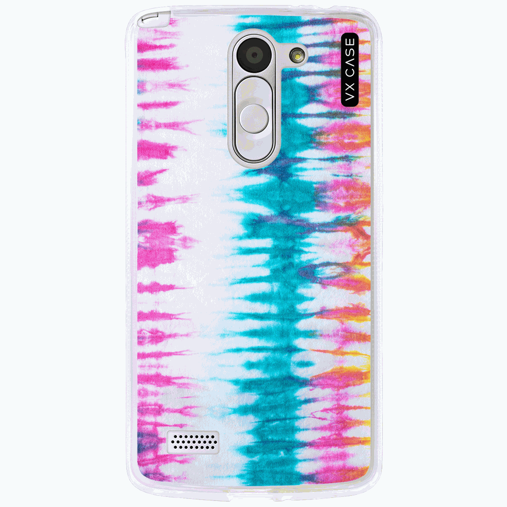 Capa para LG L Prime VX Case Tie Dye Stripe - VX Case