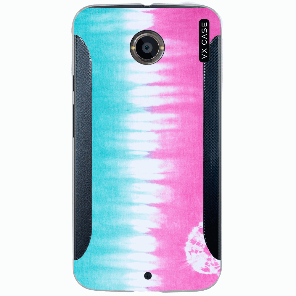 Capa para Moto X2 VX Case Splash Pink and Blue - VX Case
