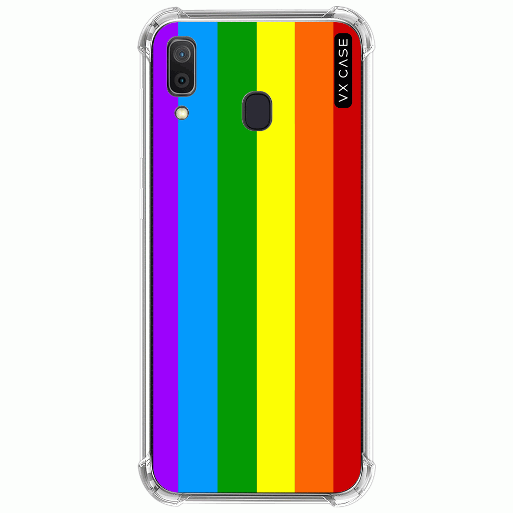 Capa para Galaxy A20 / Galaxy A30 VX Case Rainbow - VX Case