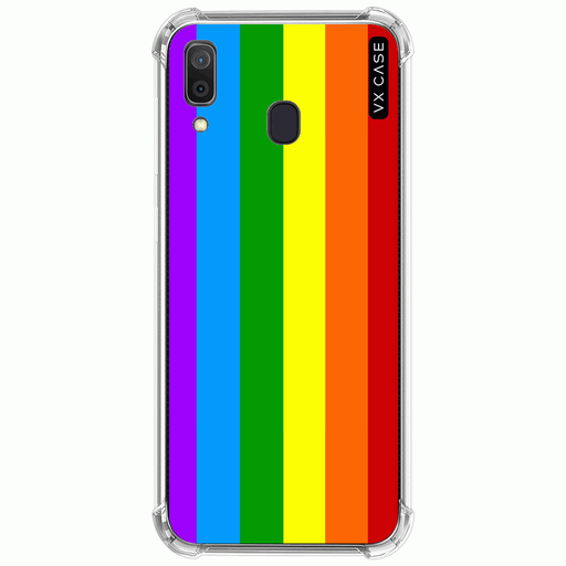Capa para Galaxy A20 / Galaxy A30 VX Case Rainbow - VX Case