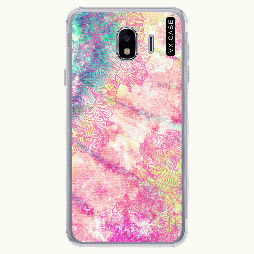 Capa para Galaxy J4 (2018) VX Case Blooming Tie Dye - VX Case