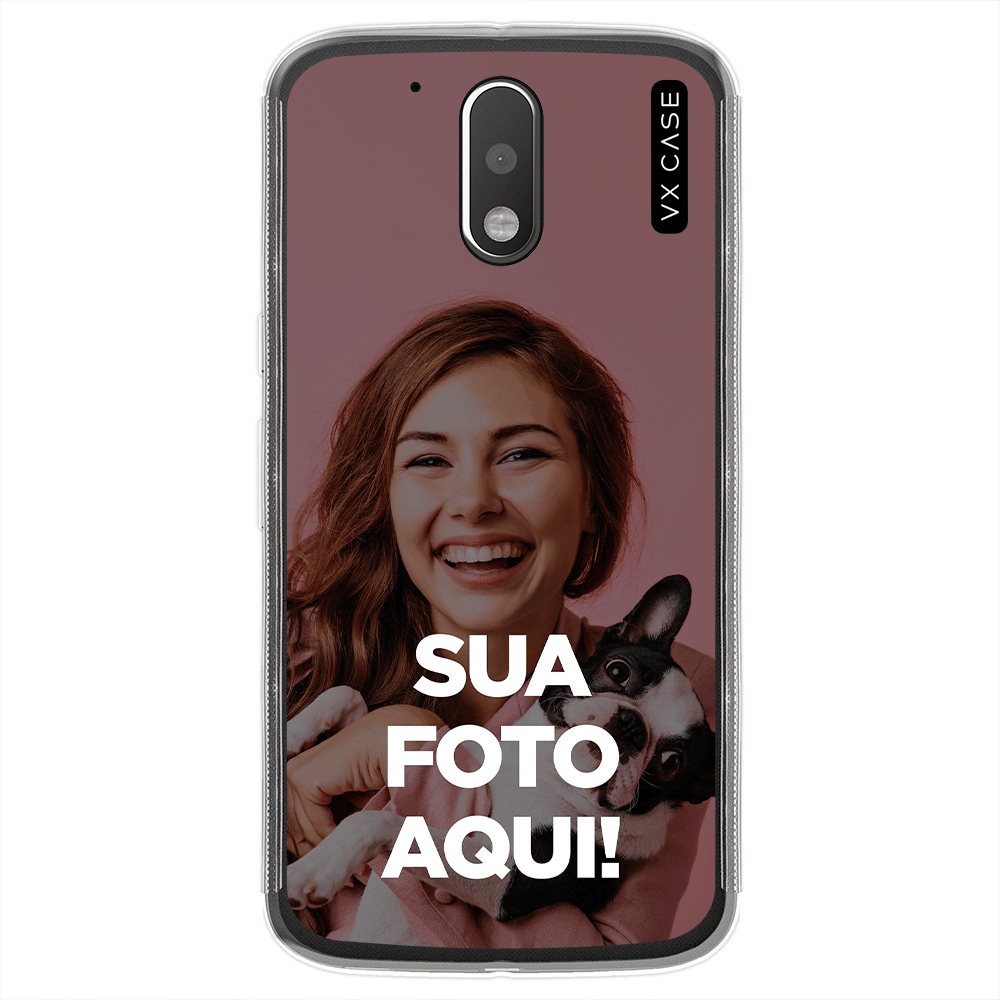 Capinha personalizada Print My Case para Moto G4/Plus - VX Case - Foto  Personalizada - VX Case