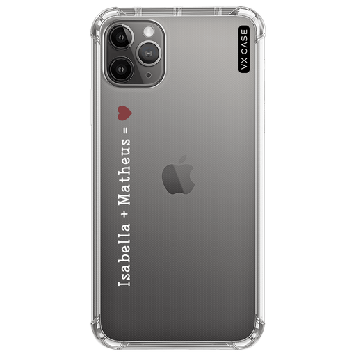 Capa para iPhone 11 Pro Max VX Case Fórmula do Amor (Branca) - VX Case
