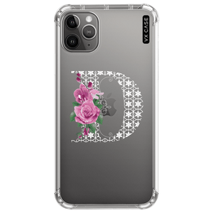 capa-para-iphone-11-pro-max-vx-case-monograma-floral-d-branco-translucida