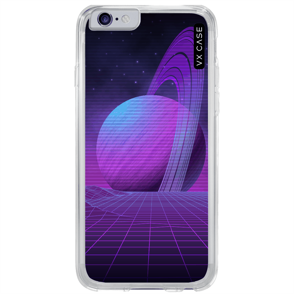 Capa Para Iphone 6 S Vx Case Saturn Grid Silicone Tpu Transparente Vx Case