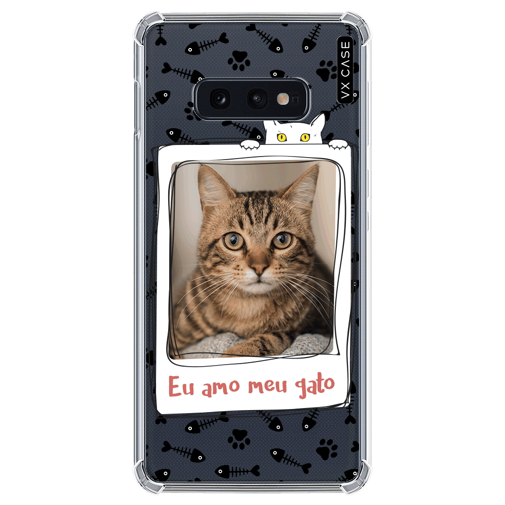 Capinha personalizada Print My Case para Galaxy S10e - VX Case - Print My  Cat Silicone TPU Translúcida - VX Case