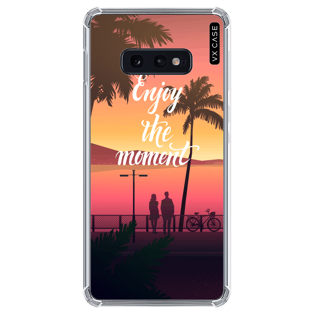 Capa para Galaxy S10e VX Case Enjoy the Moment Silicone TPU Translúcida -  VX Case