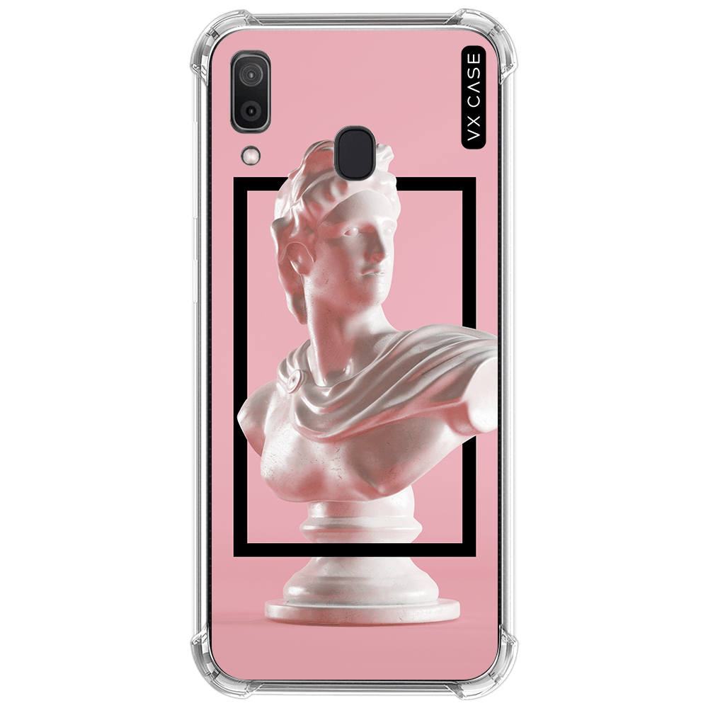 Capa para Galaxy A20 / Galaxy A30 VX Case Vaporwave Aesthetic Art Silicone  TPU Translúcida - VX Case