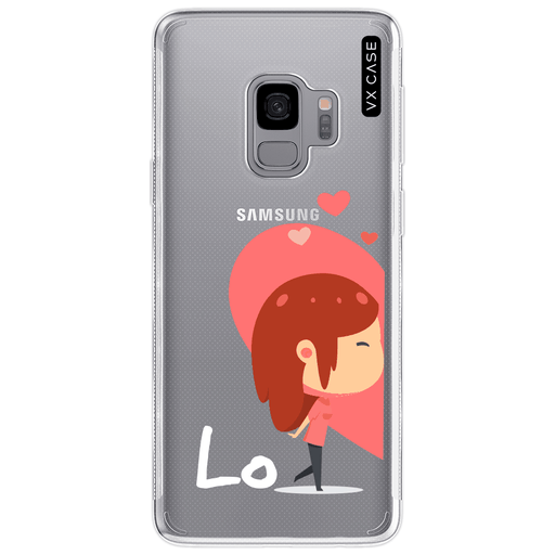Capa para Galaxy S9 VX Case Eternal Love [Rosa] Silicone TPU Translúcida -  VX Case