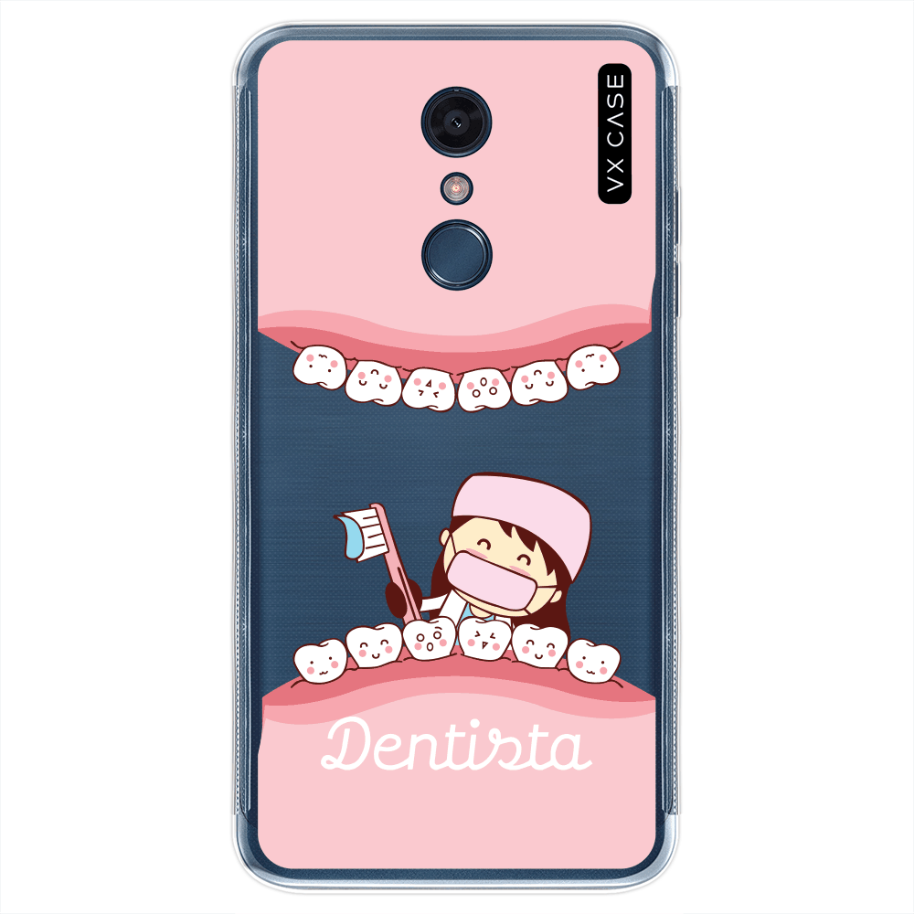 Capa para LG K10 Pro Emborrachada Preta